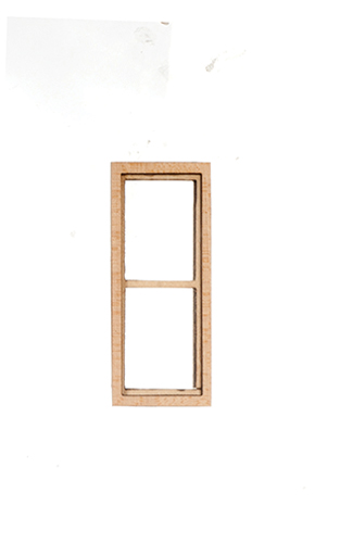 Dollhouse Miniature WINDOW, NARROW - 1 OVER 1